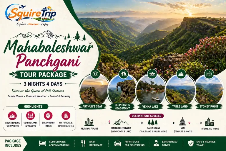 Mahabaleshwar Panchgani Tour Package – 3 Nights 4 Days