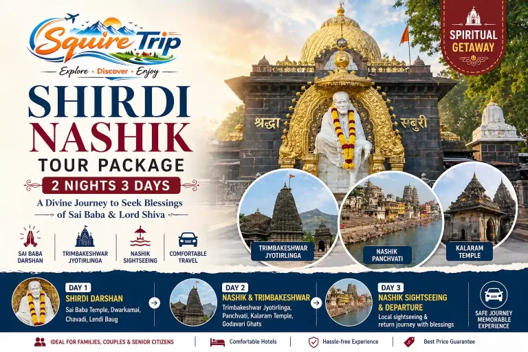 Shirdi Nashik Tour Package – 2 Nights 3 Days